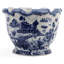 Blue Willow Handmade Ceramic Planter