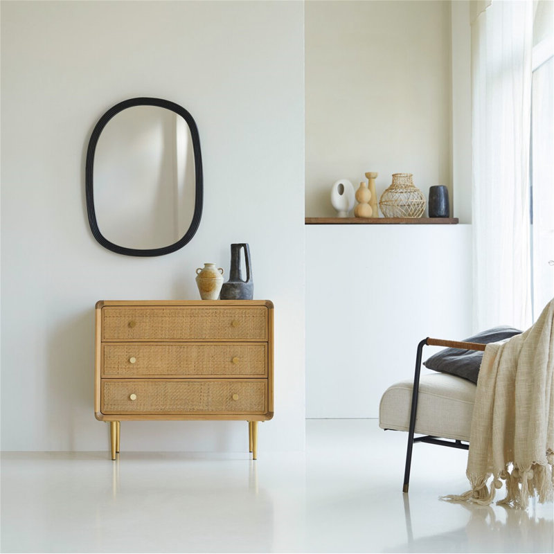 Aariana Solid Wood 3 -Drawer Accent Chest