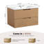 Meuble-lavabo mural simple 30 po avec lavabo en céramique-324450427-294160486