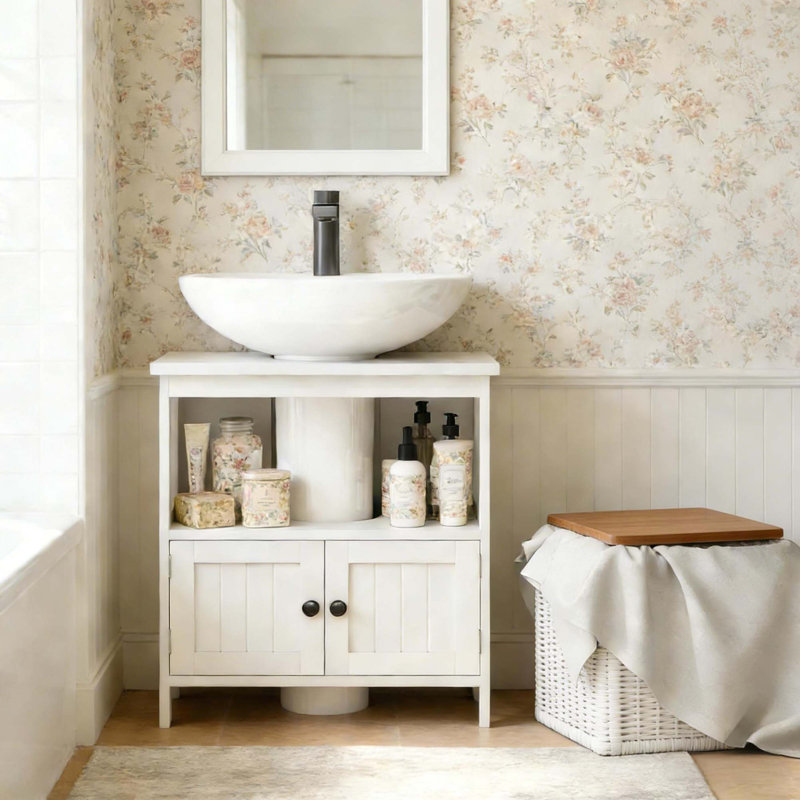 Armoire de rangement moderne sous le lavabo pour salle de bain moderne