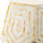 18x18x21" Hexagonal Capes  Stool, Cream/Yellow
