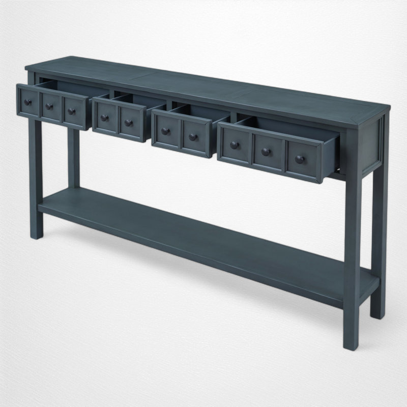 60.03" Console Table, Navy