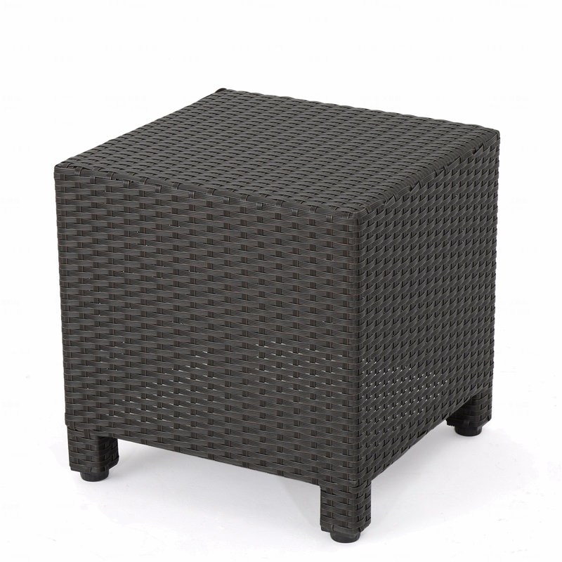 Patio Accent Table, Brown