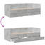 Vidaxl Daybed With Drawers Concrete Grey-2022063335