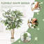 Banyan artificiel 5 pi, ensemble de 2 plantes artificielles pour la décoration intérieure
