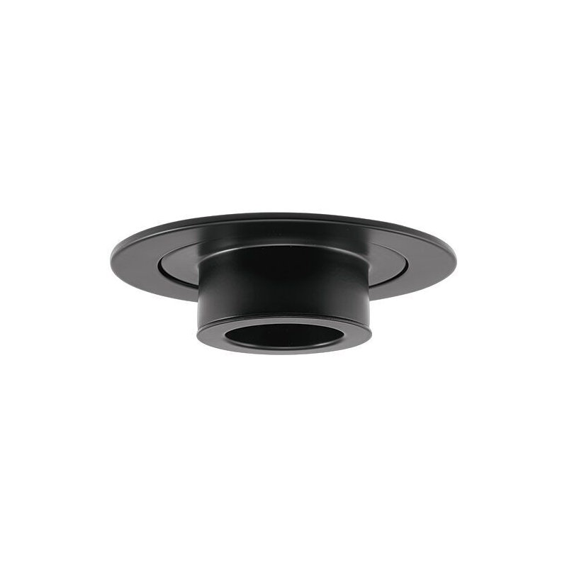 4'' Adjustable Recessed Trim, Black