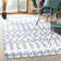 Burrell Cedar Brook Hand Loomed Cotton Geometric Rug