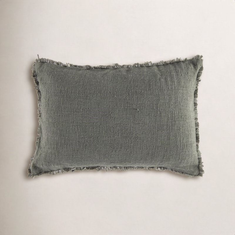 Coussin intérieur / extérieur Tarbett, Rectangulaire, Olive texturée