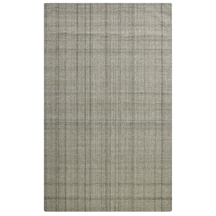 Hand Tufted Wool Plaid Indoor Rug