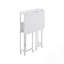 Bureau compact et pliable pour les petits espaces, idéal pour le bureau à domicile et le bureau avec rangement facile et stabilité