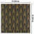 Art Deco Daiquiri 12" x 12" Porcelain Patterned Wall & Floor Tile-72187937