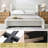 Lyth  5-in-1 Sleek Modern Wingback Transformable Upholstered Modular Bed with Overbed Table-100664887-114524803