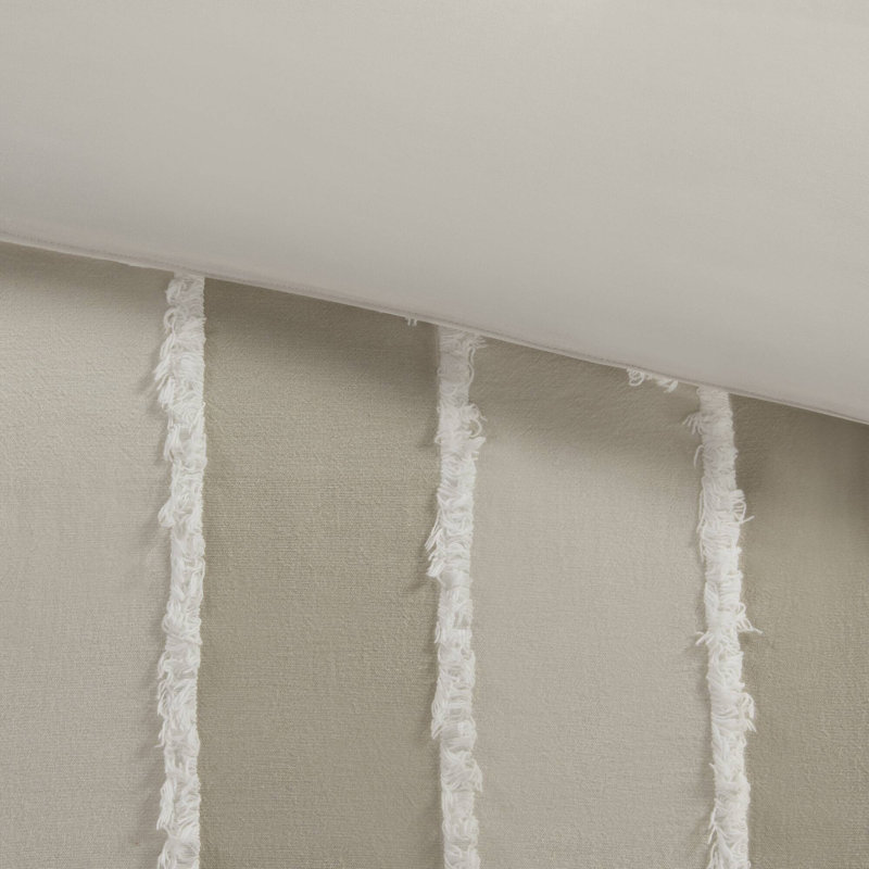 Taupe King Cotton Down Alternative Comforter Set