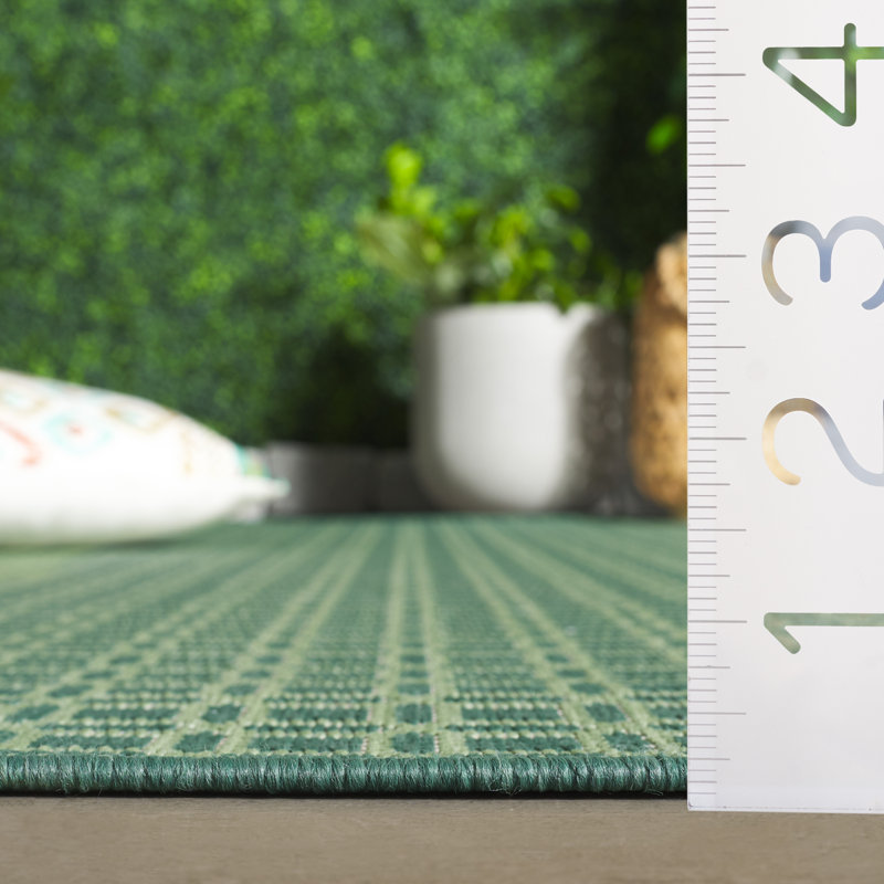 Terrace 808 Geometric Indoor/Outdoor Rug, Square 6'7"