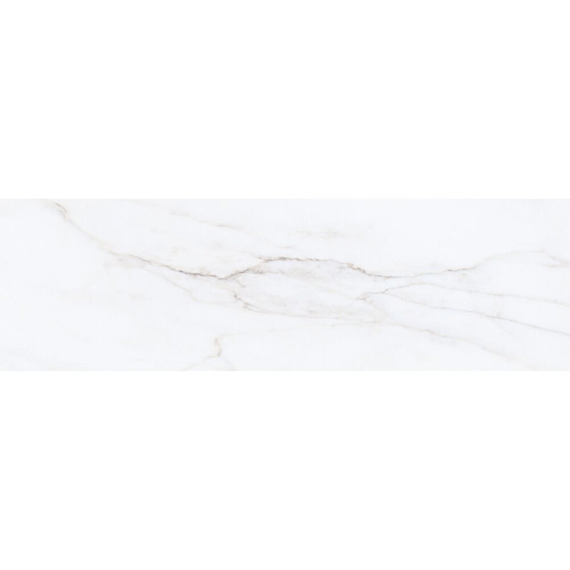 Huntington 3" x 10" Matte Ceramic Bullnose Tile Trim in White