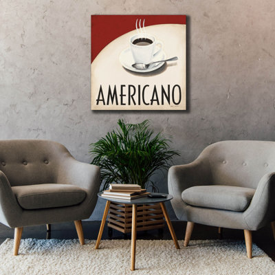 Art mural sur toile «Cafe Moderne 3» par Marco Fabiano, Winston Porter