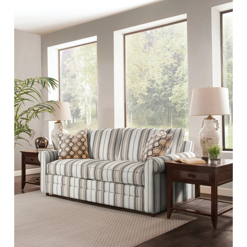 Edgeworth Sofa, 5" Innerspring Mattress, White Cotton Solid; 0302-91