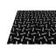 Tapis noir Orlowski