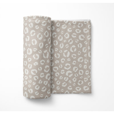 Leopard Play Velveteen Fleece Blanket