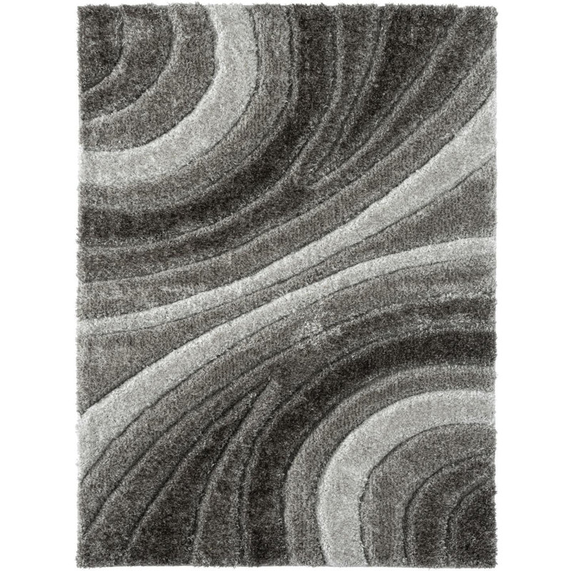Koo Abstract Indoor Rug, Rectangle 5' x 7'