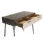 Rancourt Solid Wood Top Metal Base Writing Desk