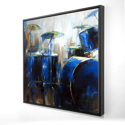 Asbtract Drums Print On Canvas