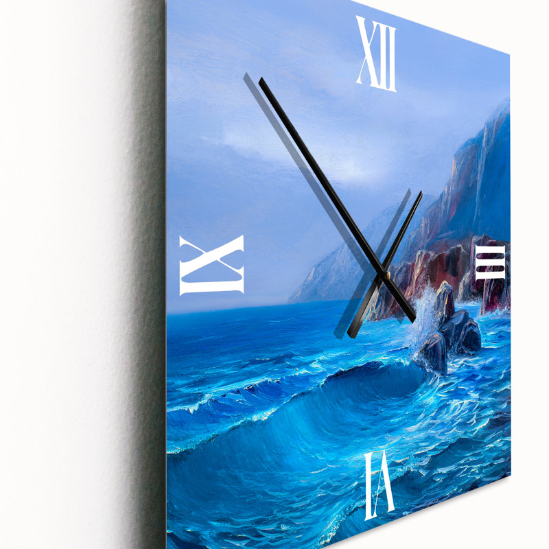 Horloge murale Morning on Sea, Très grand