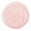 Repose-pieds rond en fausse fourrure de 12,5 po BirdRock Home, rose-1850736958