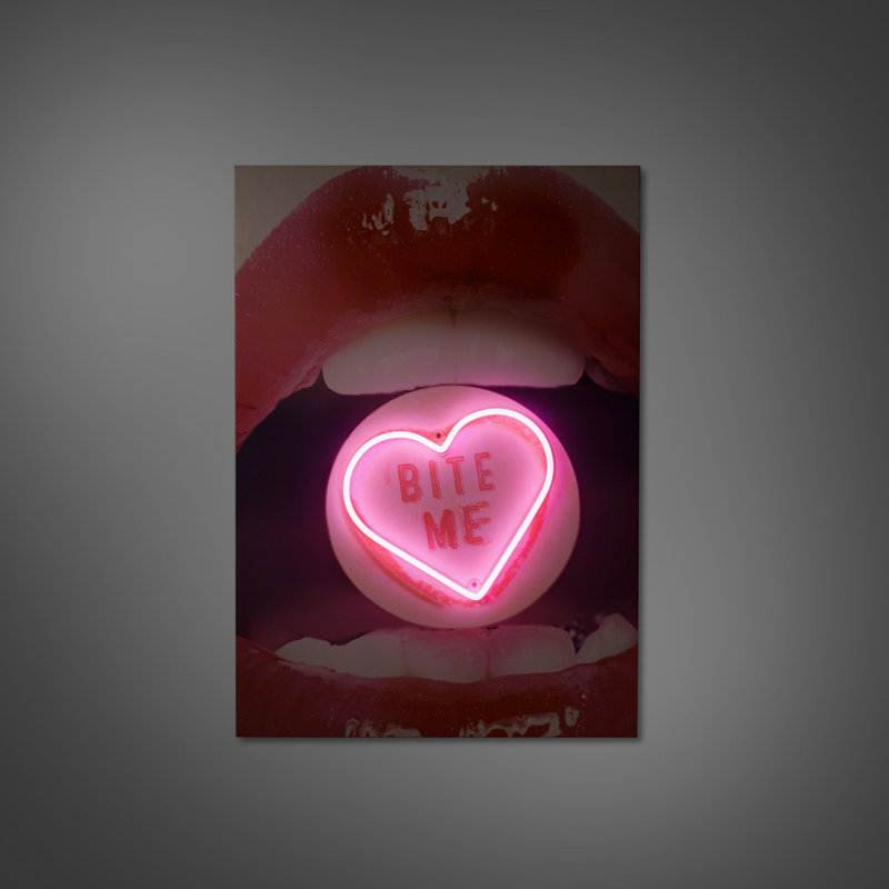 Hot Lips Bite Me Print