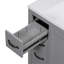 Meuble-lavabo 36 po sans lavabo, base d'armoire seulement, six tiroirs, diviseur de tiroir multifonctionnel, tablette réglable-109628022-109628023
