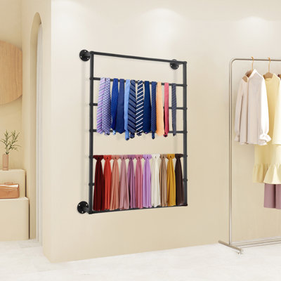 7-Tier Wall Mounted Towels Storage Rack