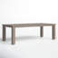 Pascaline 90'' Aluminum Outdoor Dining Table