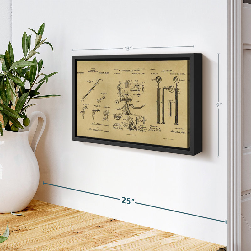Brevet "Impression sur toile", H 9 po x l 13 po