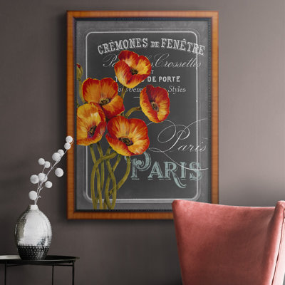 Tableau noir sur toile de qualité supérieure Paris III - prêt à accrocher