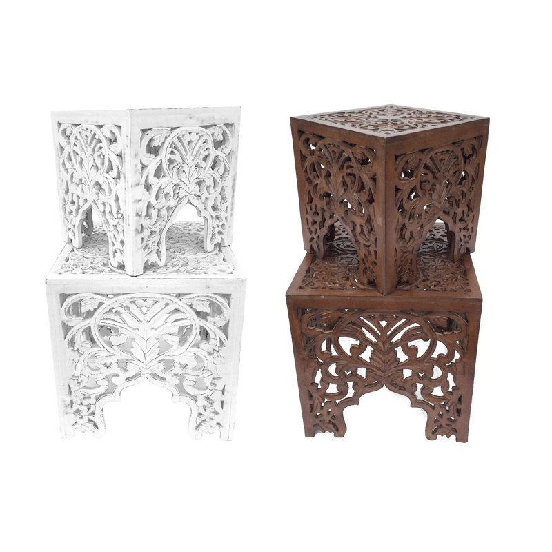 Popham Nesting Tables, White