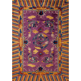 Antique Ningxia Chinese Allover Knotted Rug