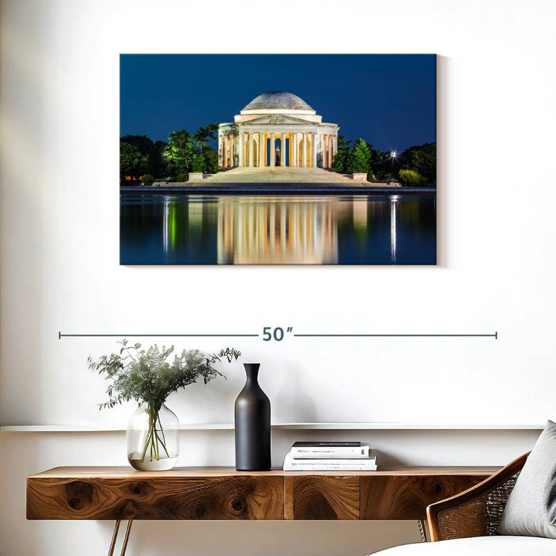 Lilie The Jefferson Memorial, H 24 po x l 36 po