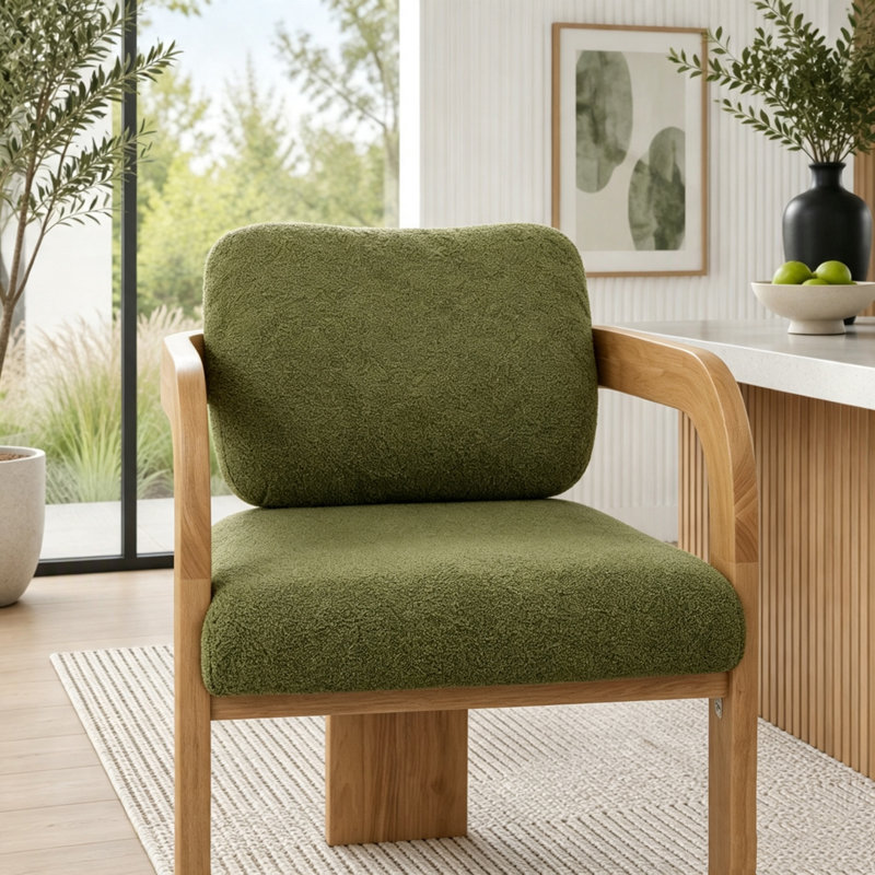 2-Pack Dining Chairs with Pillow Back