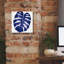 Art mural sur toile Epic Graffiti «Welcome To Paradise X3 Indigo» par Janelle Penner-106173191