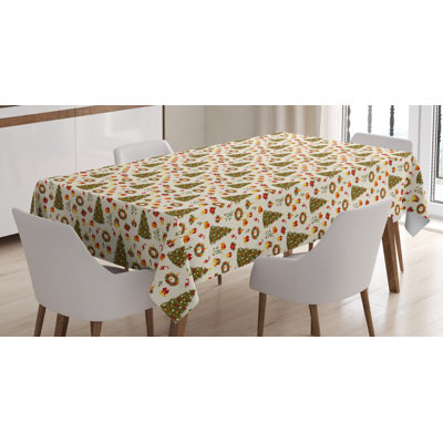 Geometric Christmas Tablecloth