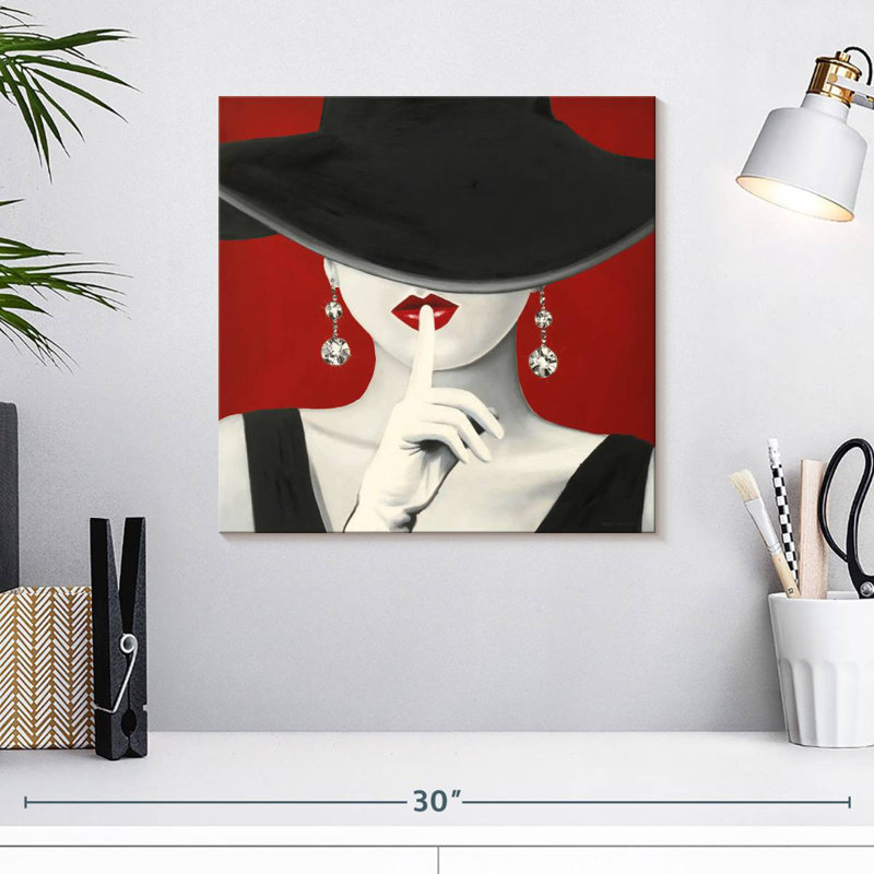 Navette Haute Chapeau Rouge I, H 16 po x l 16 po