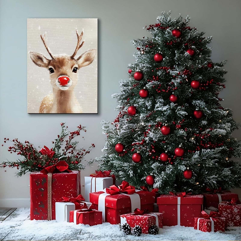 Decki Wrapped Canvas Print, 60 cm H x 40 cm W