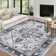 Oriental Machine Washable Rugs Vintage Floral Area Rug for Living Room Bedrooms Non Slip Rugs for Playroom Office Kitchen