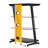 Tiphanee Glass Top Metal Base Computer Desk-513706305
