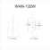Wand 2 Light Dimmable Armed Sconce