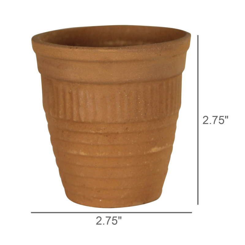Adalea Pressed Terracotta Cup