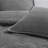 Mckenzie Grey Oversized Cozy 100% Cotton Twill Washed 3-Piece King/Cal King Duvet Set-114516879-114516881