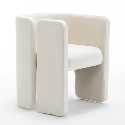 Jaimyn 24" Wide Upholstered Barrel Accent Chair