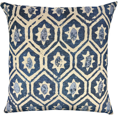 Diamond Indigo Throw Pillow