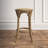 Fredericksburg Round Rattan Seat Counter Stool with Solid Wood Frame-213907393-213907399